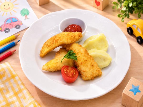 ХРУСТЯЩАЯ КУРОЧКА С КАРТОФЕЛЬНЫМ ПЮРЕ